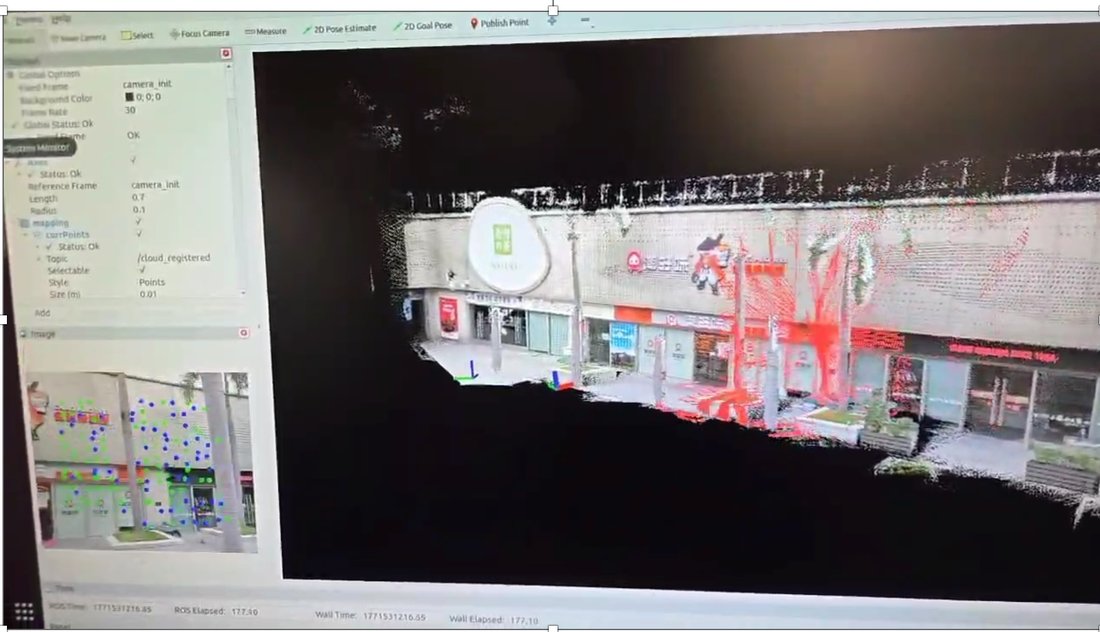 Real-world Point-LIO 3D map reconstruction from the lab